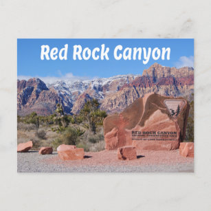 Red Rock Canyon Las Vegas Nevada United States USA Postcard