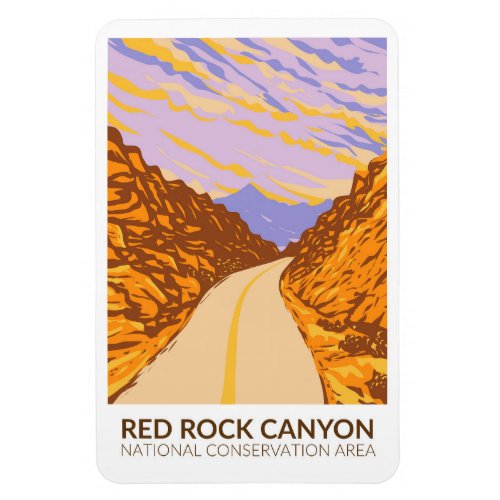 Red Rock Canyon National Conservation Area Road  Magnet