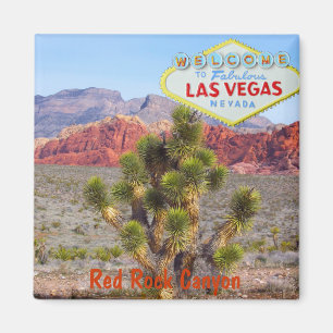 Red Rock Canyon near Las Vegas Strip Magnet