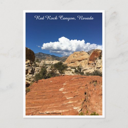 Red Rock Canyon Nevada Postcard