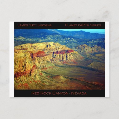 Red Rock Canyon _ Planet Art Series Postcard