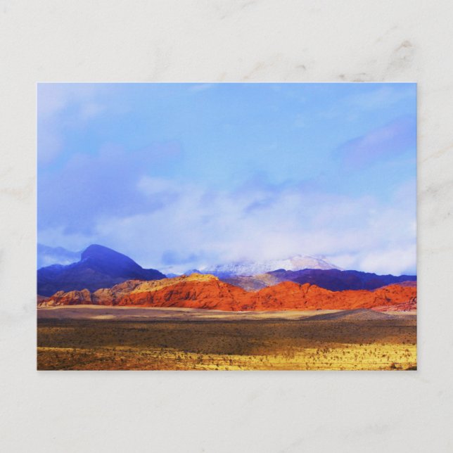 Red Rock Canyon Postcard (Front)