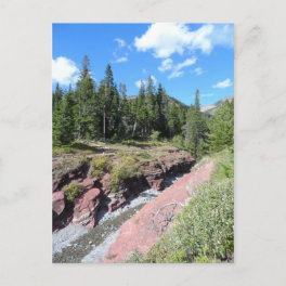 Red Rock Canyon- Waterton Lakes National Park Postcard