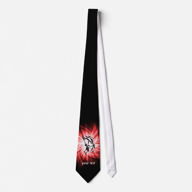 Red Rock Climbing Neck Tie (Front)