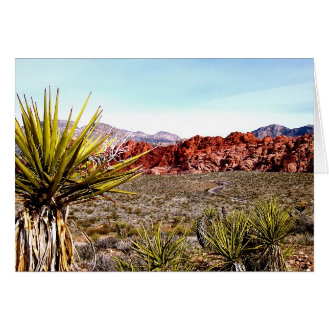 Red Rock Conservation Area Las Vegas Cards (Front Horizontal)