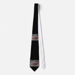 Red rock crab neck tie