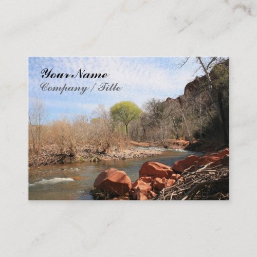 Red Rock Creek Business Card Templates