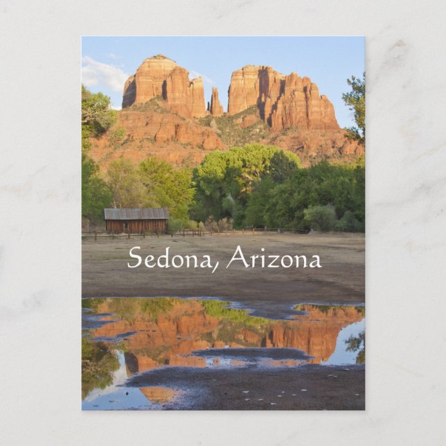 Red Rock Crossing Sedona, AZ Postcard (Front)