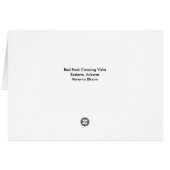 Red Rock Crossing Vista Cards (Back Horizontal)