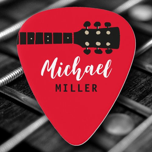 Red Rock Guitar Picks with His Name