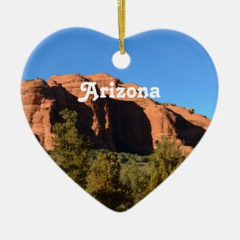 Red Rock In Sedona Ceramic Ornament by GoingPlaces at Zazzle