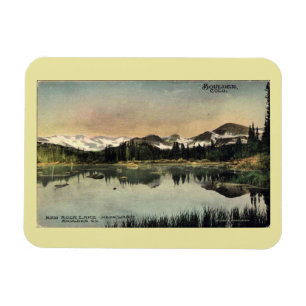 Red Rock Lake, Boulder, Colorado Vintage  Magnet