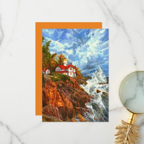 Red Rock Light Thank You Card