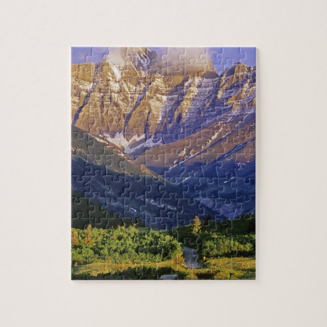 Red Rock Road in Waterton Lakes National Park Jigsaw Puzzle (Vertical)