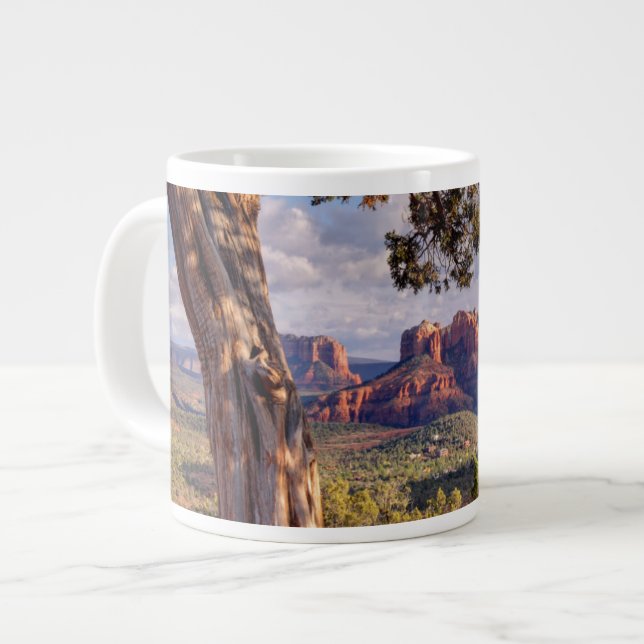 Red Rock | Sedona Arizona Giant Coffee Mug (Front Left)