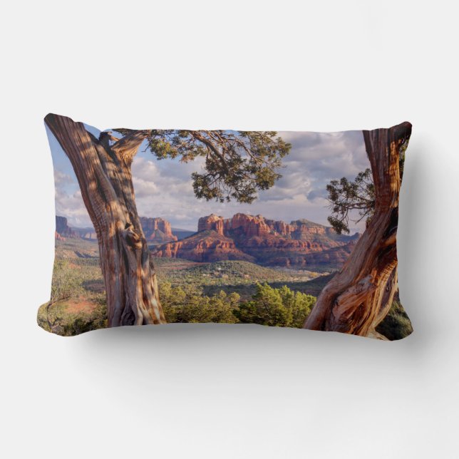 Red Rock | Sedona Arizona Lumbar Pillow (Front)