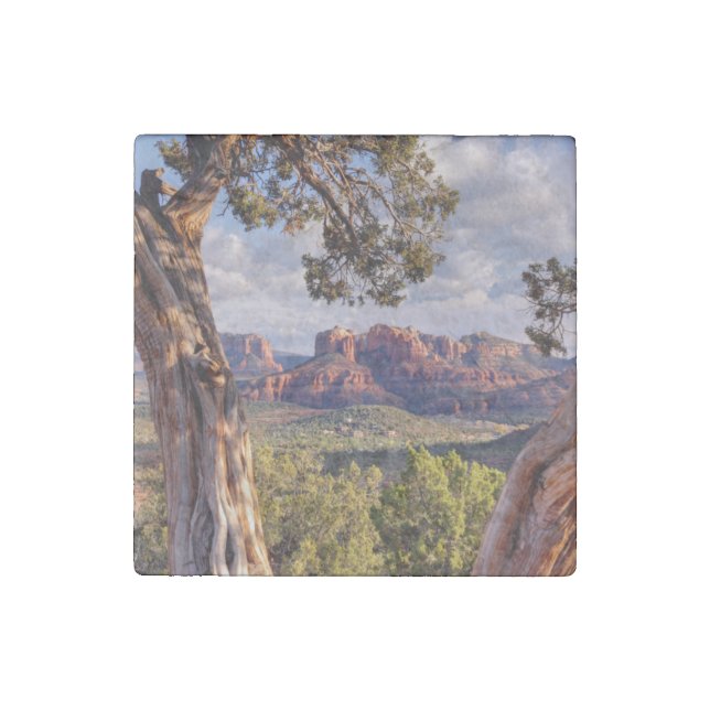 Red Rock | Sedona Arizona Stone Magnet (Front)