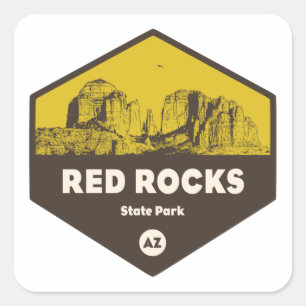 Red Rock State Park, Arizona Square Sticker