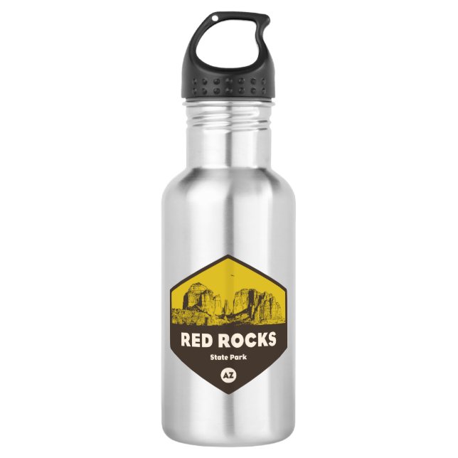 Red Rock State Park, Arizona Stainless Steel Water Bottle (Front)