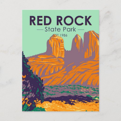 Red Rock State Park Arizona Vintage Postcard