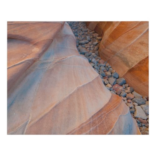 Red Rock Valley of Fire State Park Nevada Faux Canvas Print