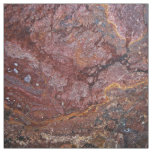 Red Rock With Texture Fabric
