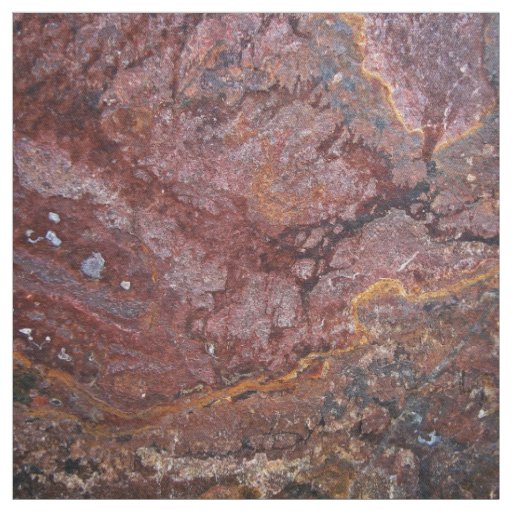 Red Rock With Texture Fabric