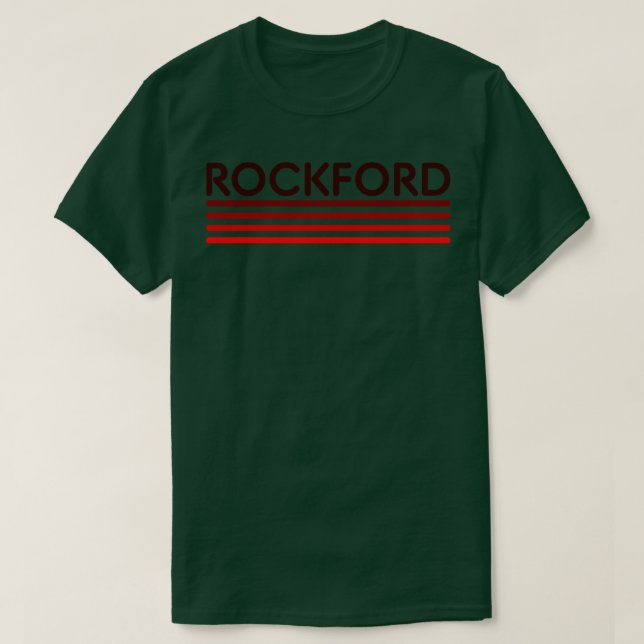 Red Rockford T-Shirt (Design Front)