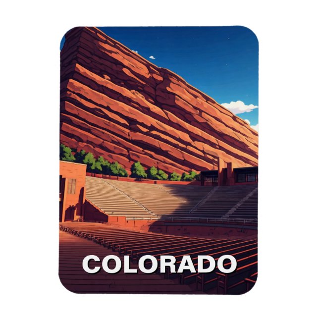 Red Rocks Amphitheater Colorado Magnet (Vertical)