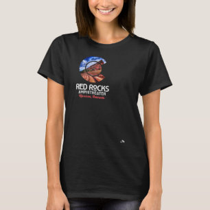 Red Rocks Amphitheater - Colorado State Flag - Mor T-Shirt