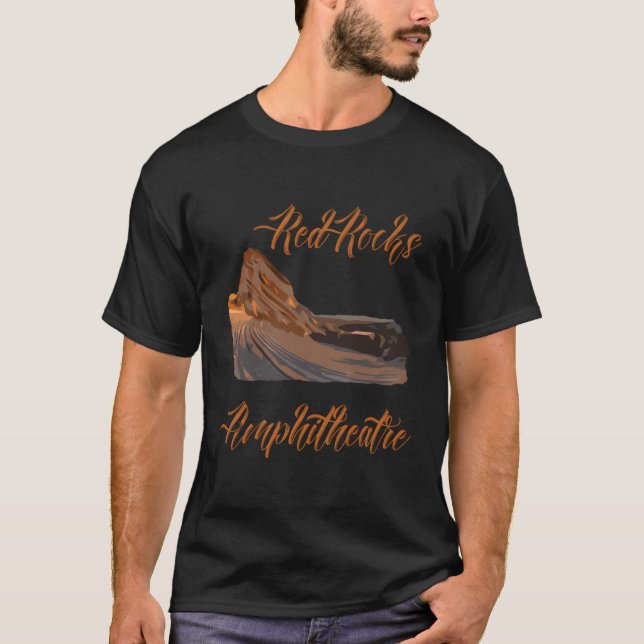 Red Rocks Amphitheatre Amphitheater T-Shirt (Front)