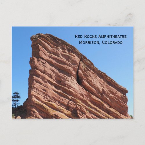 Red Rocks Amphitheatre Morrison Colorado Postcard