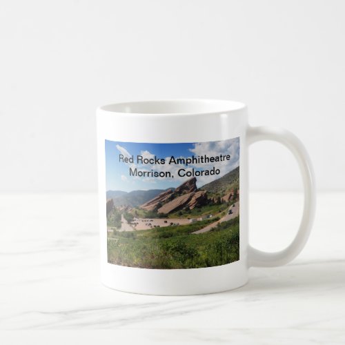 red rocks ampitheatre in Morrison Colorado Coffee Mug