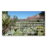 Red Rocks and Cacti I Business Card Magnet