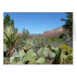 Red Rocks and Cacti I Card