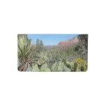 Red Rocks and Cacti I Checkbook Cover