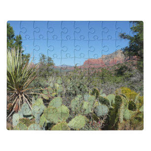 Red Rocks and Cacti I Jigsaw Puzzle