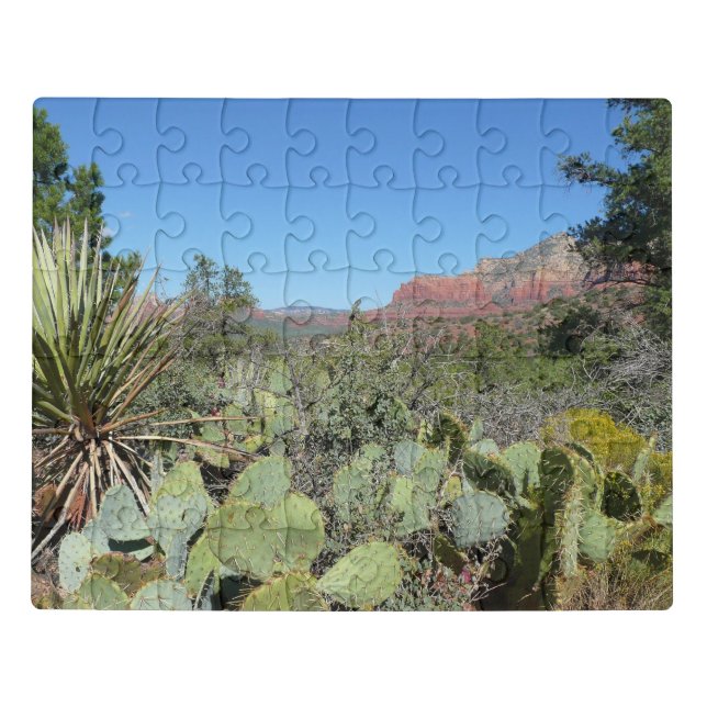 Red Rocks and Cacti I Jigsaw Puzzle (Puzzle Horizontal)