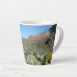 Red Rocks and Cacti I Latte Mug