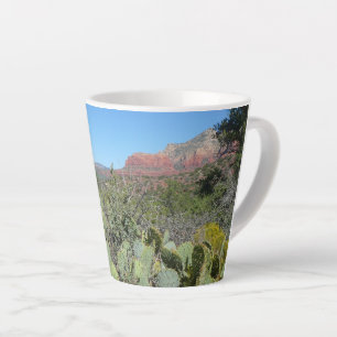 Red Rocks and Cacti I Latte Mug