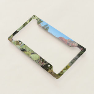 Red Rocks and Cacti I License Plate Frame