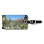 Red Rocks and Cacti I Luggage Tag