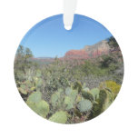 Red Rocks and Cacti I Ornament