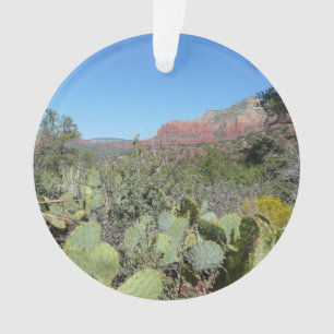 Red Rocks and Cacti I Ornament