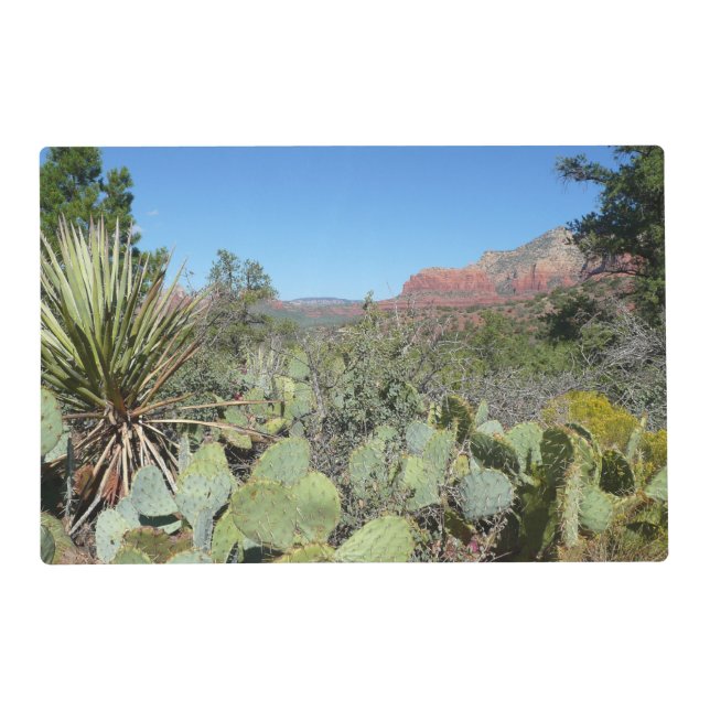 Red Rocks and Cacti I Placemat (Front)