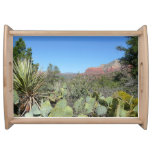 Red Rocks and Cacti I Serving Tray