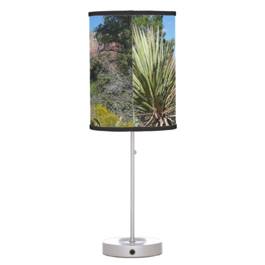 Red Rocks and Cacti I Table Lamp (Back)