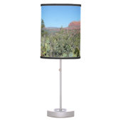 Red Rocks and Cacti I Table Lamp (Front)