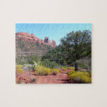 Red Rocks and Cacti II in Sedona Arizona Jigsaw Puzzle