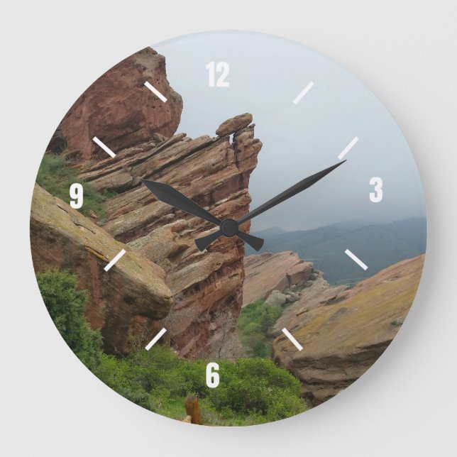 "Red Rocks" Colorado Wall Clock (Front)